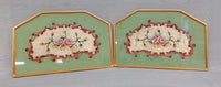 Pair of Framed Glass Trivets