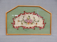 Pair of Framed Glass Trivets