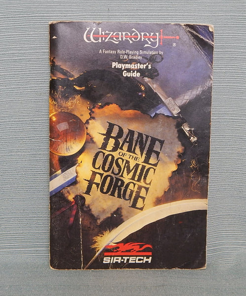 1991 Wizardry Playmaster's Guide & Hint Book for Bane of the Comic Forge PC Game