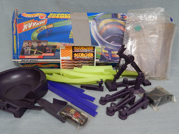 Vintage 1998 Hot Wheels Scorcher Chamber Stunt Set - Unused, Complete!