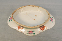 Antique Chinese Famille Rose Footed Dish