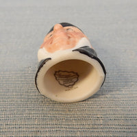 Harper Sculptures "Mr. Macawber" Face Thimble