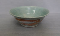 Turquoise 10" Pottery Bowl by N GA Potter Brad Walker