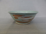 Turquoise 10" Pottery Bowl by N GA Potter Brad Walker