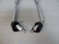 Universal Motorcycle Handlebar End Round Mirrors - Set of 2 - Like New!