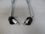 Universal Motorcycle Handlebar End Round Mirrors - Set of 2 - Like New!
