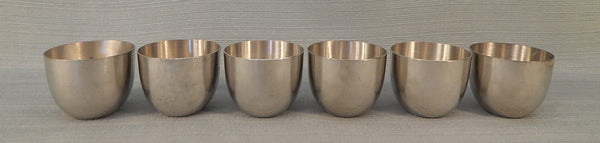 Kirk Stieff Pewter Jefferson Cups - Good Vintage Condition