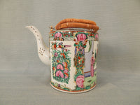 Vintage China Tea Set in Basket