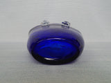 Cobalt Blue Glass "Handbag" Vase