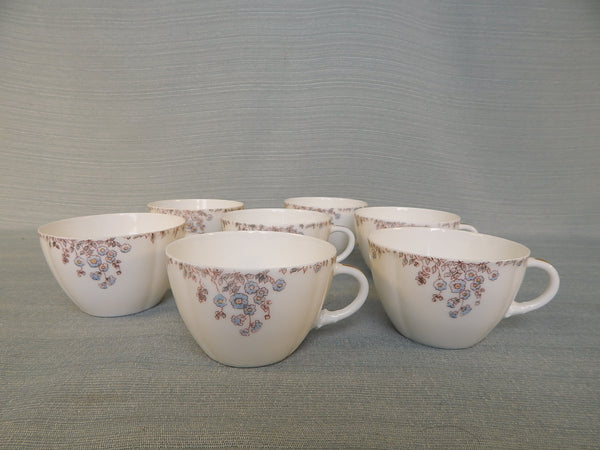 Set of 6 Limoges Coffee Cups