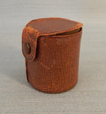 International Sterling Shot Cups in Leather Case