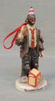 70 Years Young Emmett Kelly Limited Edition Signed Clown Figurine Ornament Collection - Lot of 3