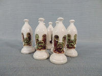 Fancy Ceramic Chess Pieces - Very Good Condition