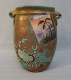 Colorful "Crab" Vase by Ken Jensen