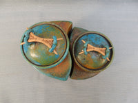 Raku Nesting Canister Set by Ken Jensen