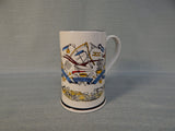 Vintage Burleigh God Speed The Plough Cider Mugs - Set of 4