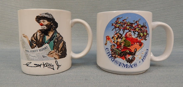 Pair of Emmett Kelly Mugs