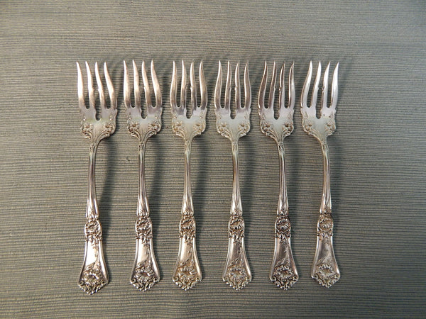 William Rogers 7" Silverplate Salad Forks - Set of 6