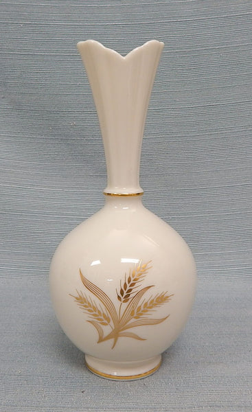 Lenox Wheat Cream with Gold Bud Vase No. 27-V-303