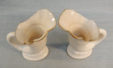 Pair of Lenox Horn of Plenty Vases
