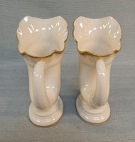 Pair of Lenox Horn of Plenty Vases