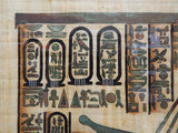 Framed Egyptian Papyrus Painting