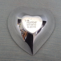 Nambé 2015 Amore Heart Trinket Dish