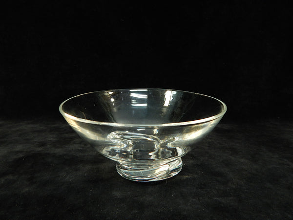 Steuben Spiral Footed Art Glass Bowl