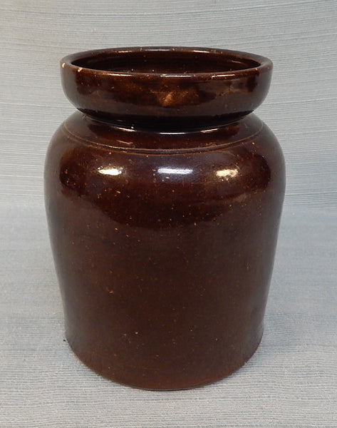 Brown Glaze 6.5" Stoneware Food Preservation Jar