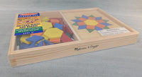 Melissa & Doug Pattern Blocks and Board - Brand New!