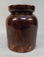Brown Glaze 6.5" Stoneware Food Preservation Jar