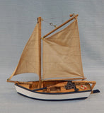 Vintage Balsa Wood Fishing Boat