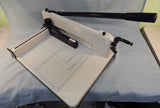 Heavy Duty Paper Cutter 12" Guillotine HSS Blade Industrial Trimmer, Cuts 400-Sheets