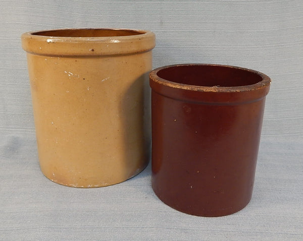 Pair of Minnesota Stoneware Co. Red Wing Crocks