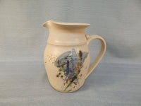 Ceramic Pitcher and Plate Set