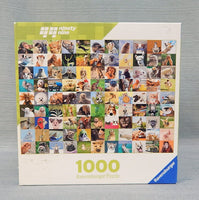 1000 Piece 99 Funny Animals Puzzle - Certified Complete!