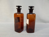 Pair of Vintage W.T. & Co. Apothecary Bottles