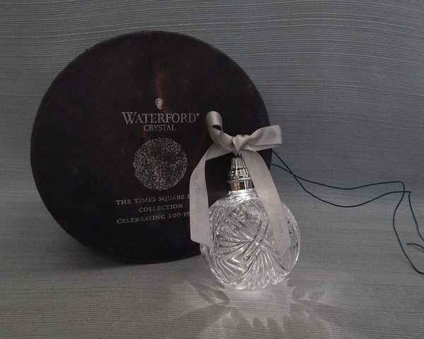 Waterford Crystal Times Square Ball 2nd Edition Joy Ornament in Original Box