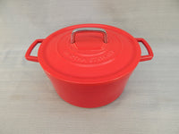 Martha Stewart Red 5 Quart Dutch Oven with Lid