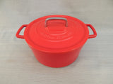 Martha Stewart Red 5 Quart Dutch Oven with Lid