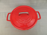 Martha Stewart Red 5 Quart Dutch Oven with Lid