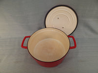 Martha Stewart Red 5 Quart Dutch Oven with Lid