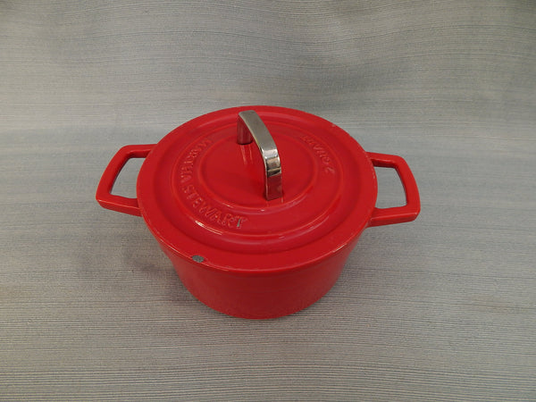 Martha Stewart Red 2 Quart Cookpot with Lid