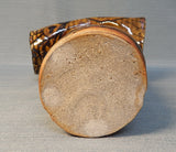 Unusual Glazed Stoneware Vase