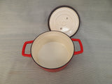 Martha Stewart Red 2 Quart Cookpot with Lid