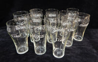Vintage 1970s 16 oz. Coca-Cola Fountain Glasses - Set of 12