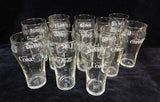 Vintage 1970s 16 oz. Coca-Cola Fountain Glasses - Set of 12