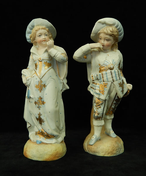 Gebruder Heubach 9" Porcelain Figurines - Set of 2