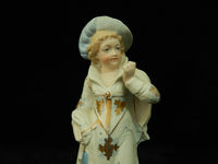 Gebruder Heubach 9" Porcelain Figurines - Set of 2