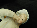 Gebruder Heubach 9" Porcelain Figurines - Set of 2